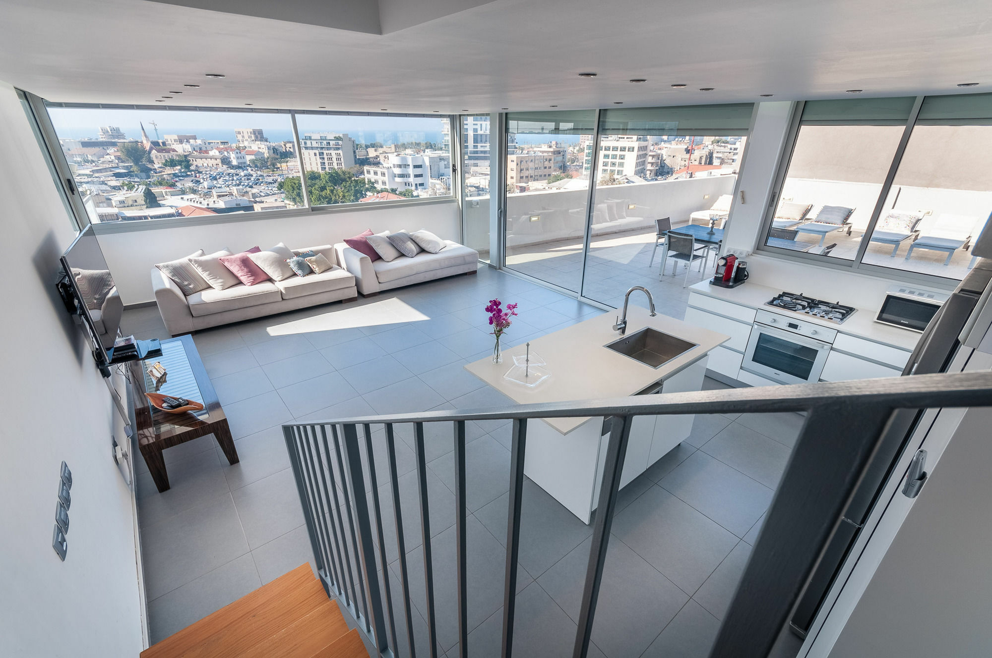 Apartamento Abarbanel St Incredible Penthouse Tel Aviv Exterior foto