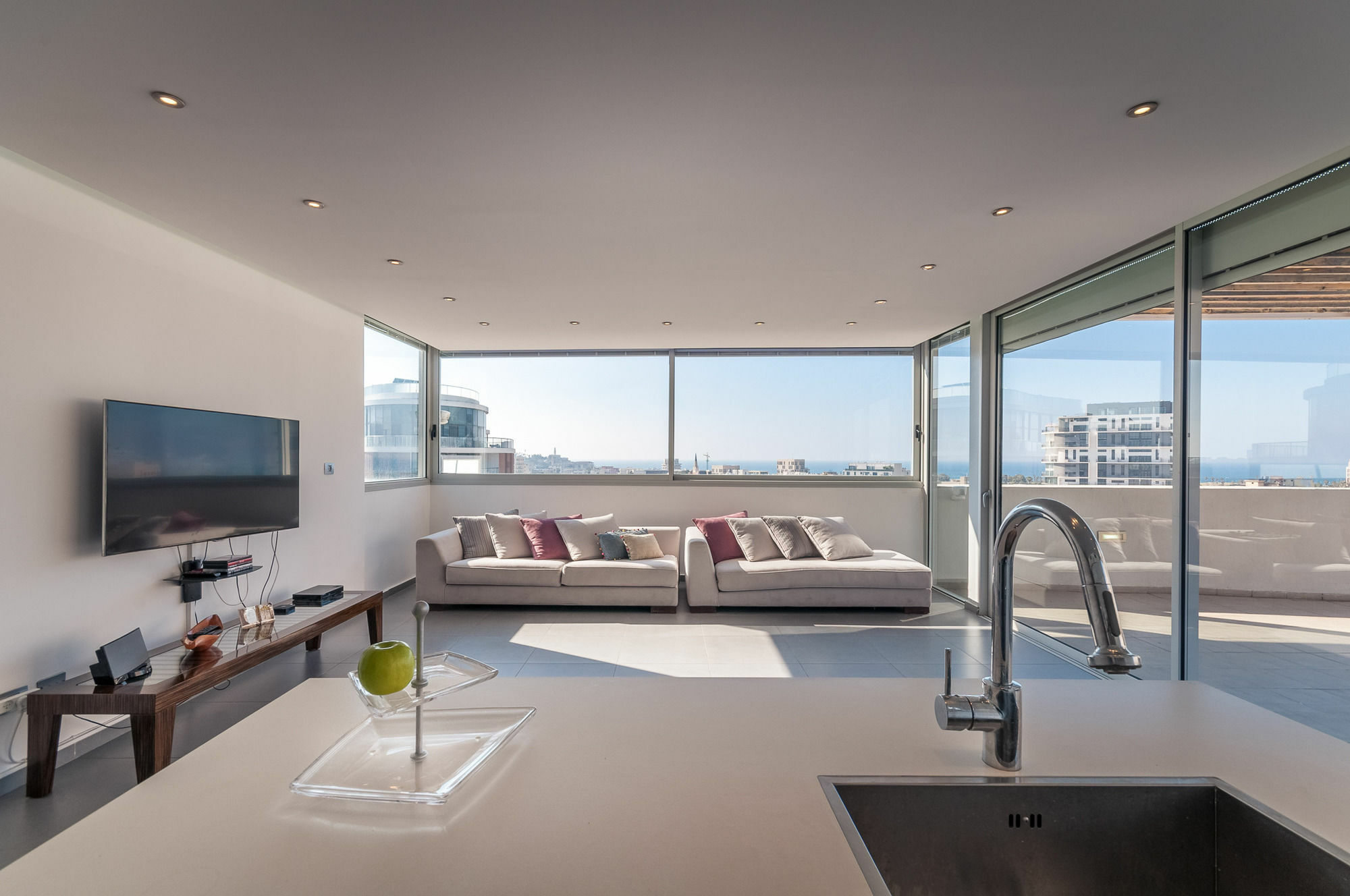 Apartamento Abarbanel St Incredible Penthouse Tel Aviv Exterior foto