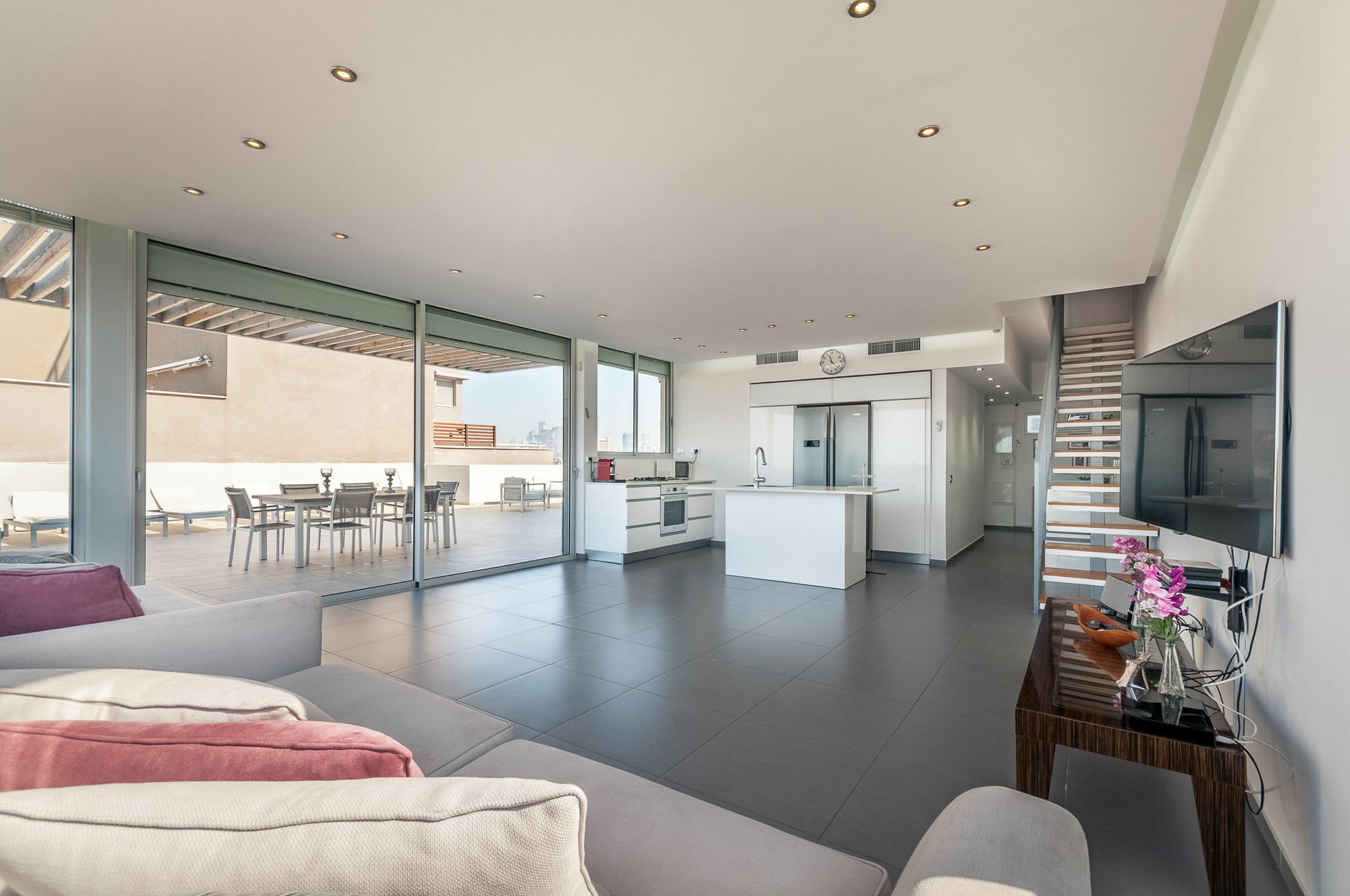 Apartamento Abarbanel St Incredible Penthouse Tel Aviv Exterior foto