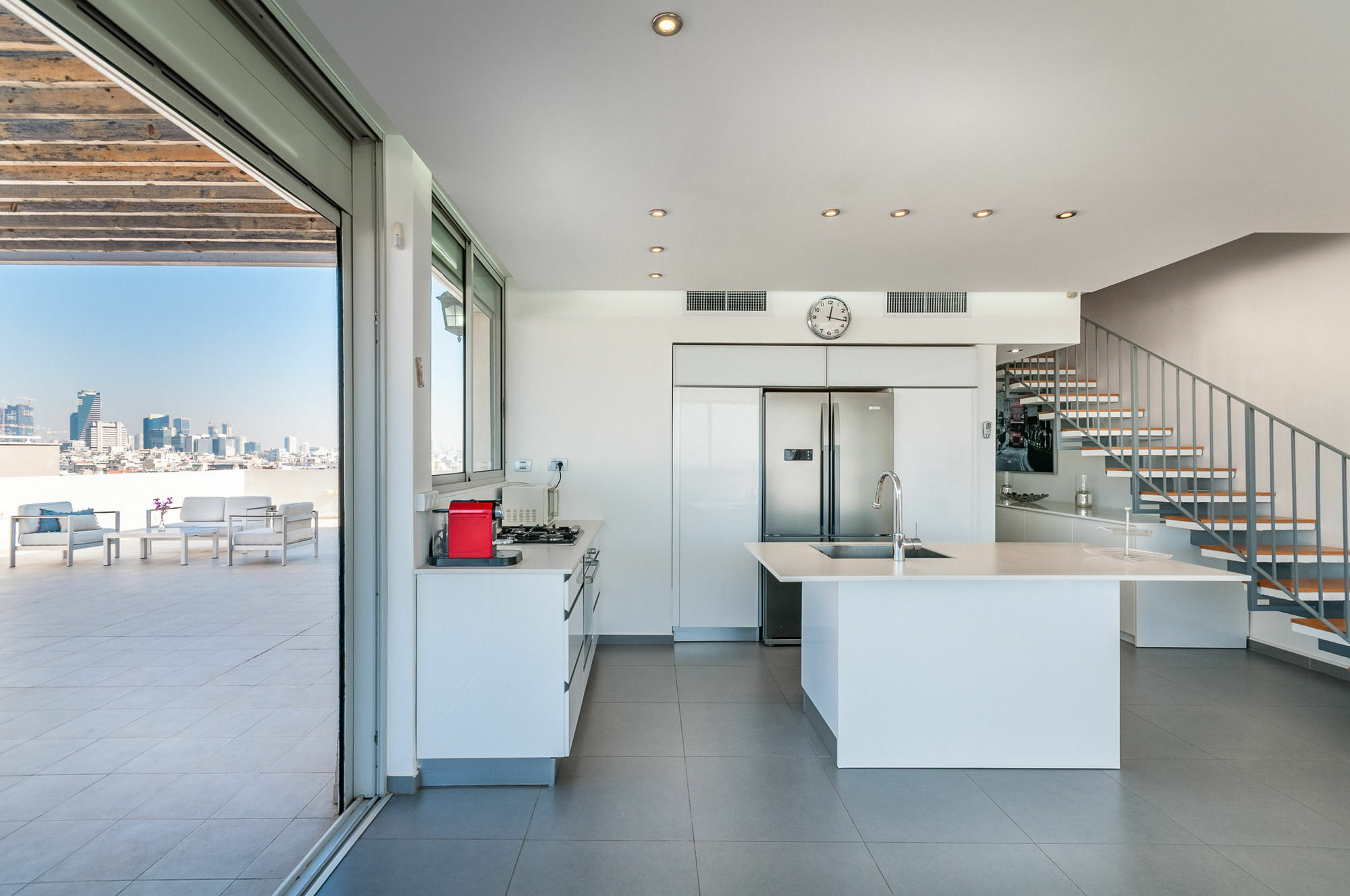 Apartamento Abarbanel St Incredible Penthouse Tel Aviv Exterior foto