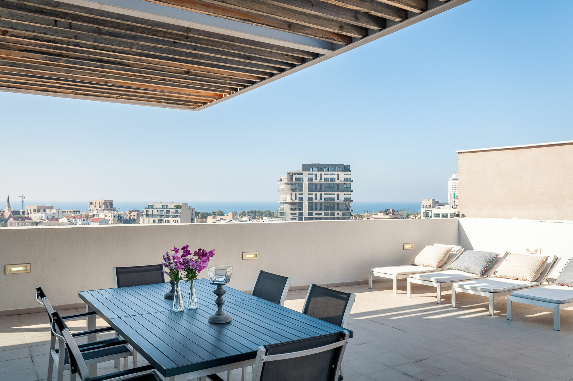 Apartamento Abarbanel St Incredible Penthouse Tel Aviv Exterior foto